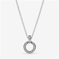 Collana Pandora Donna in Argento Zirconia 399487C01-45 - 399487C01-45